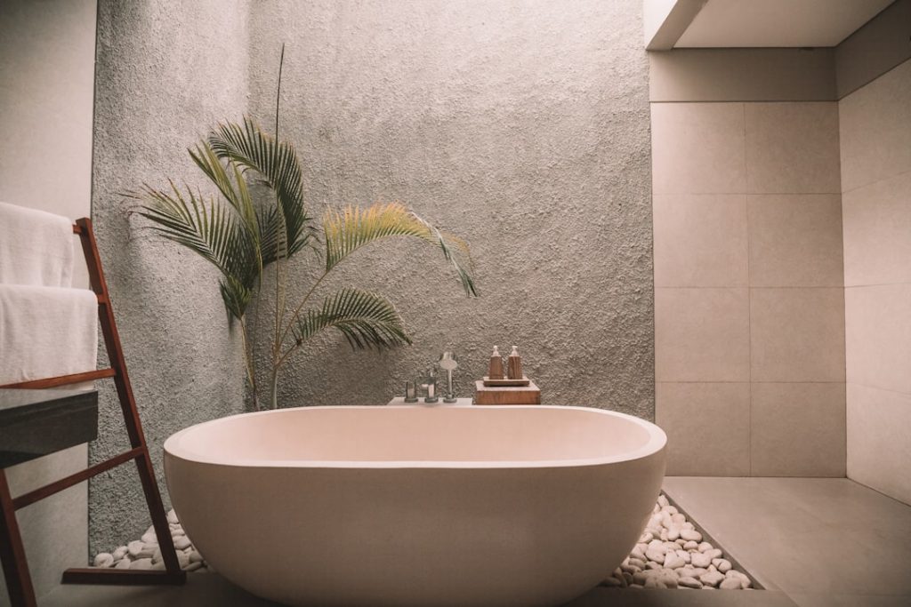 Photo Modern shower heads